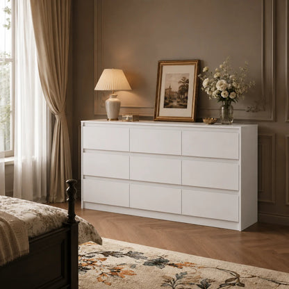 Chest of Drawers Tallboy 9 Drawers
