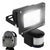 10W LED flood light motion sensor in black aluminium body