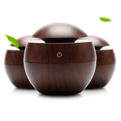Aroma diffuser humidifier showing compact 130ml water tank