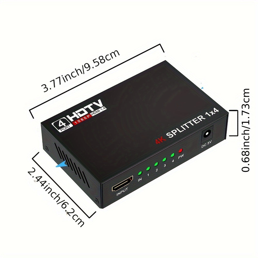 HDMI Splitter 1 in 4 Out