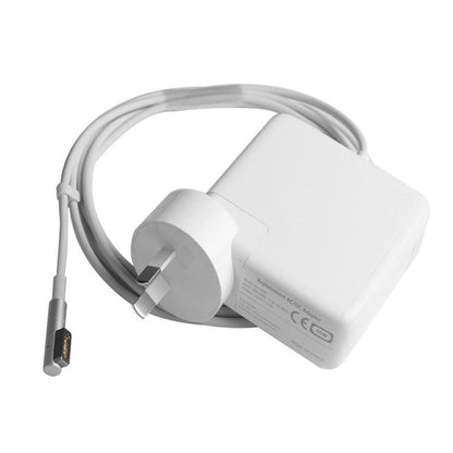 Macbook Air charger Magsafe 45W with NZ plug side view