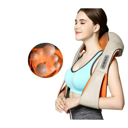 Neck massager Shiatsu 3D kneading showing ergonomic U shape