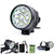 Bike light LED bicycle light front view showing aluminium alloy casing