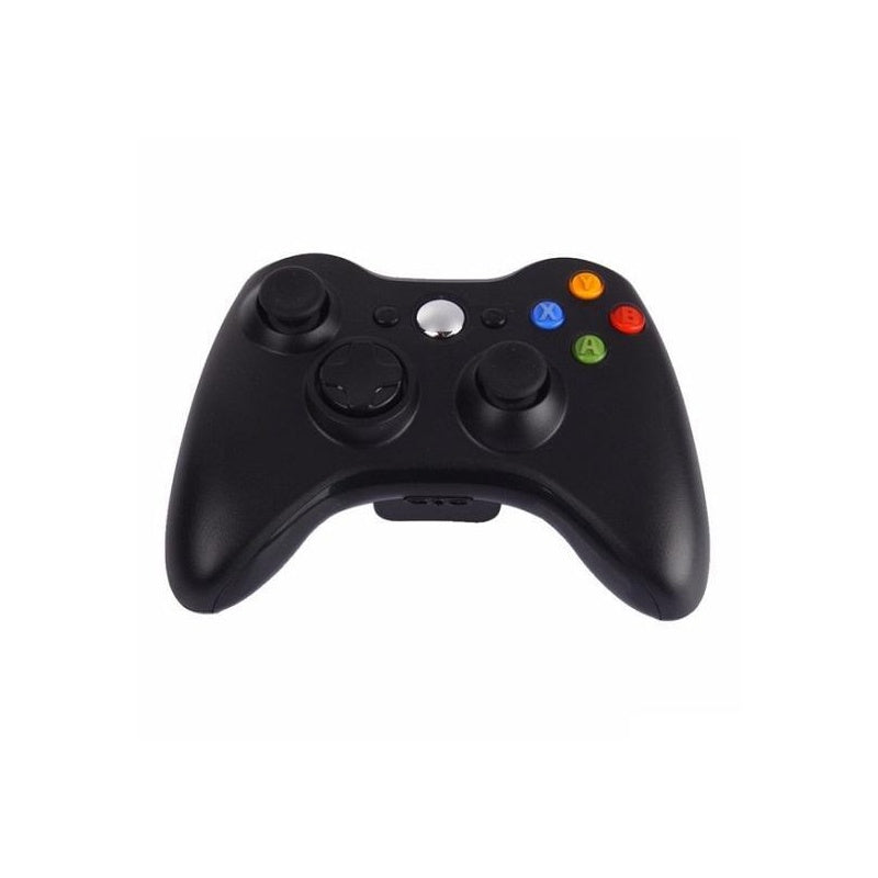 Xbox 360 wireless controller matte black front view