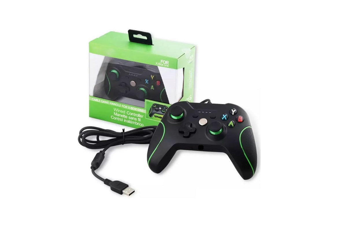 Side view of Xbox One controller replacement with textured grips