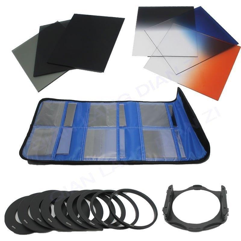 Cokin P series ND filter set showing six resin filters