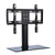 Universal TV stand TV bracket showing black glass base