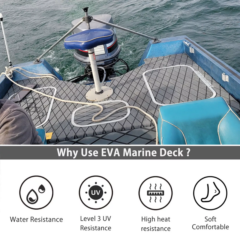 Marine Carpet Teak Boat Flooring Mat