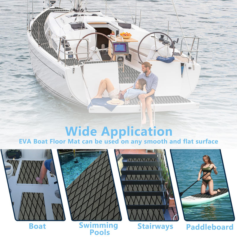 Marine Carpet Teak Boat Flooring Mat