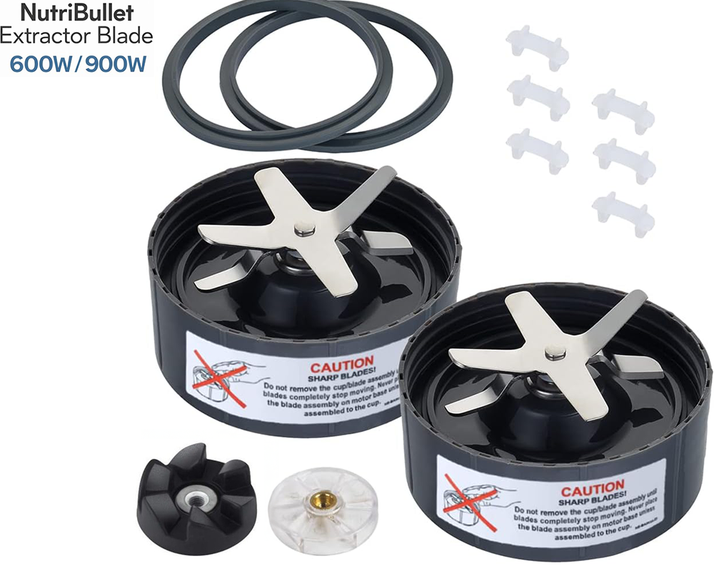 Top angle of Nutribullet blade 600W 900W with six fin design