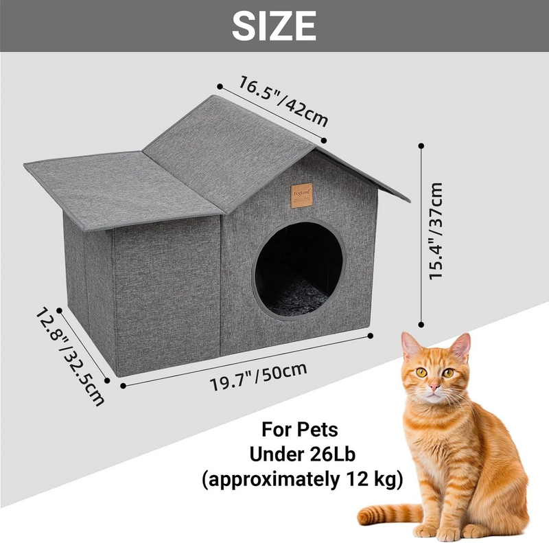 Outdoor Cat House Large