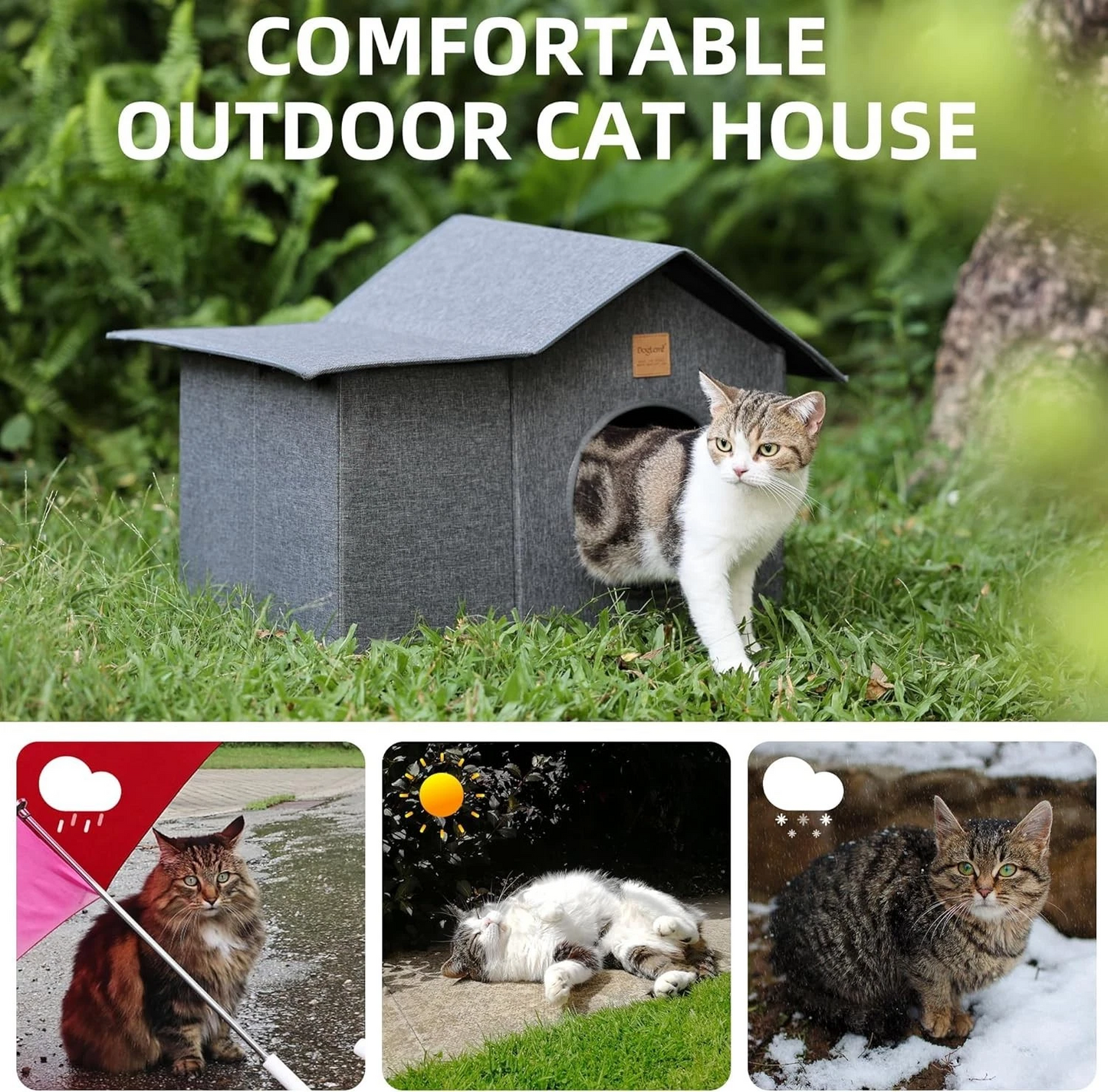 Outdoor Cat House Large