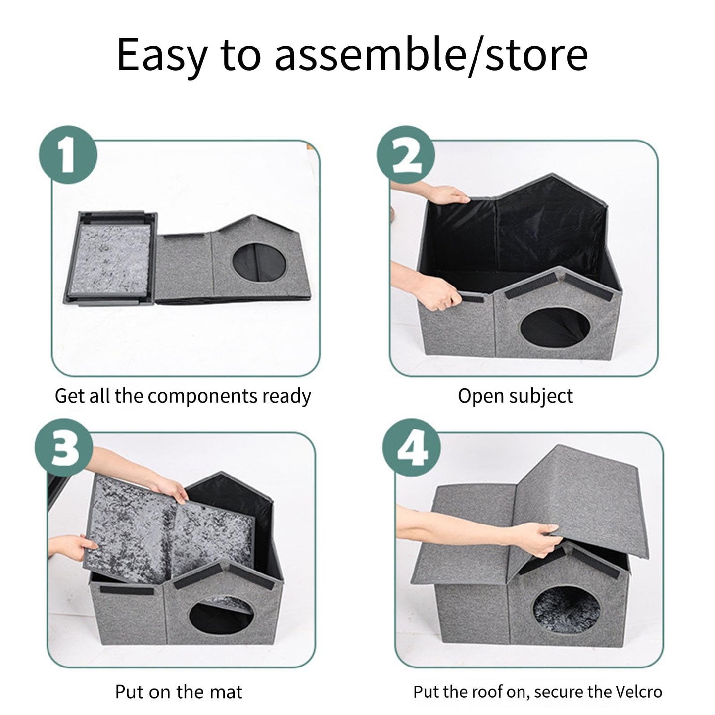 Outdoor Cat House Large