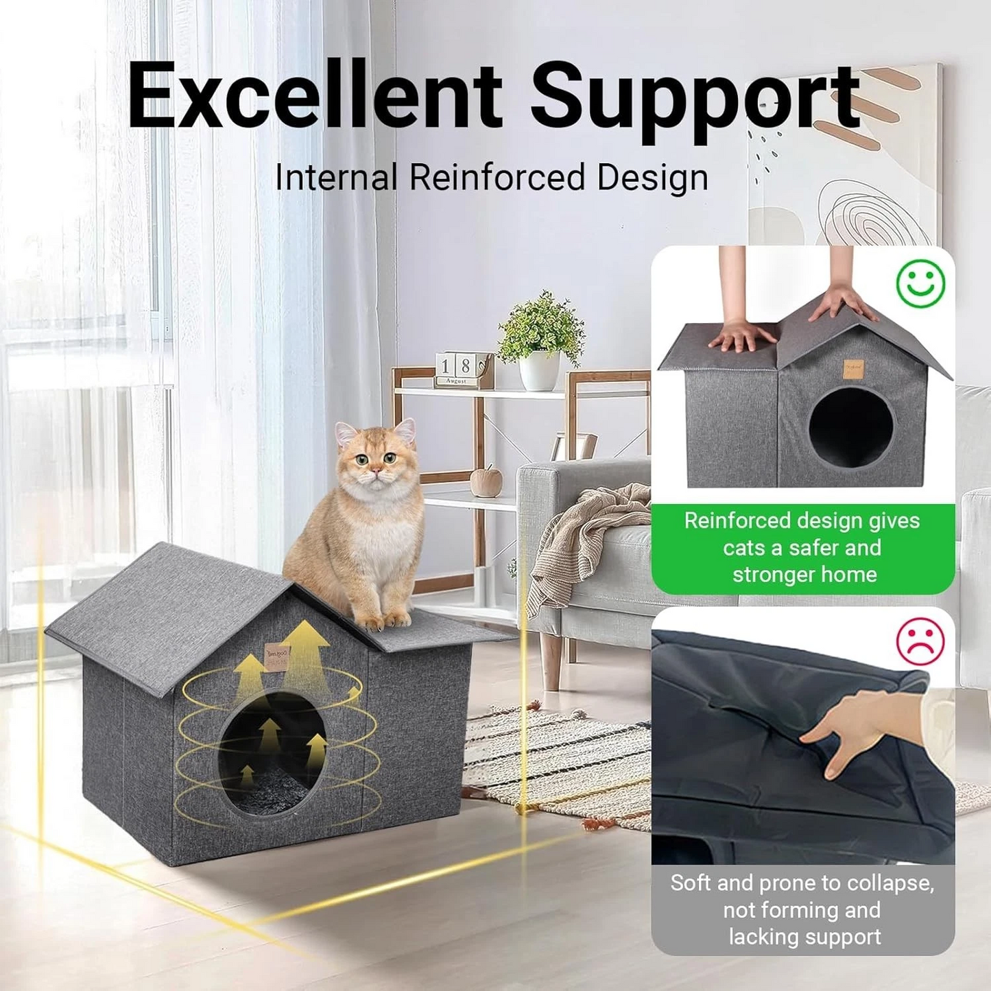 Outdoor Cat House Large