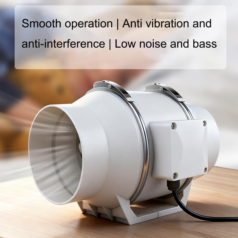 4" Inline Extractor Fan Exhaust Duct