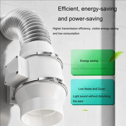 4" Inline Extractor Fan Exhaust Duct