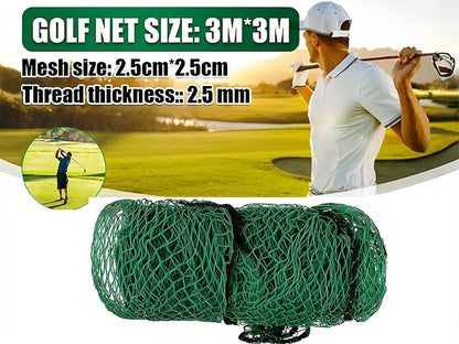 3x3M Golf Practice Net Golf Training Mesh Netting