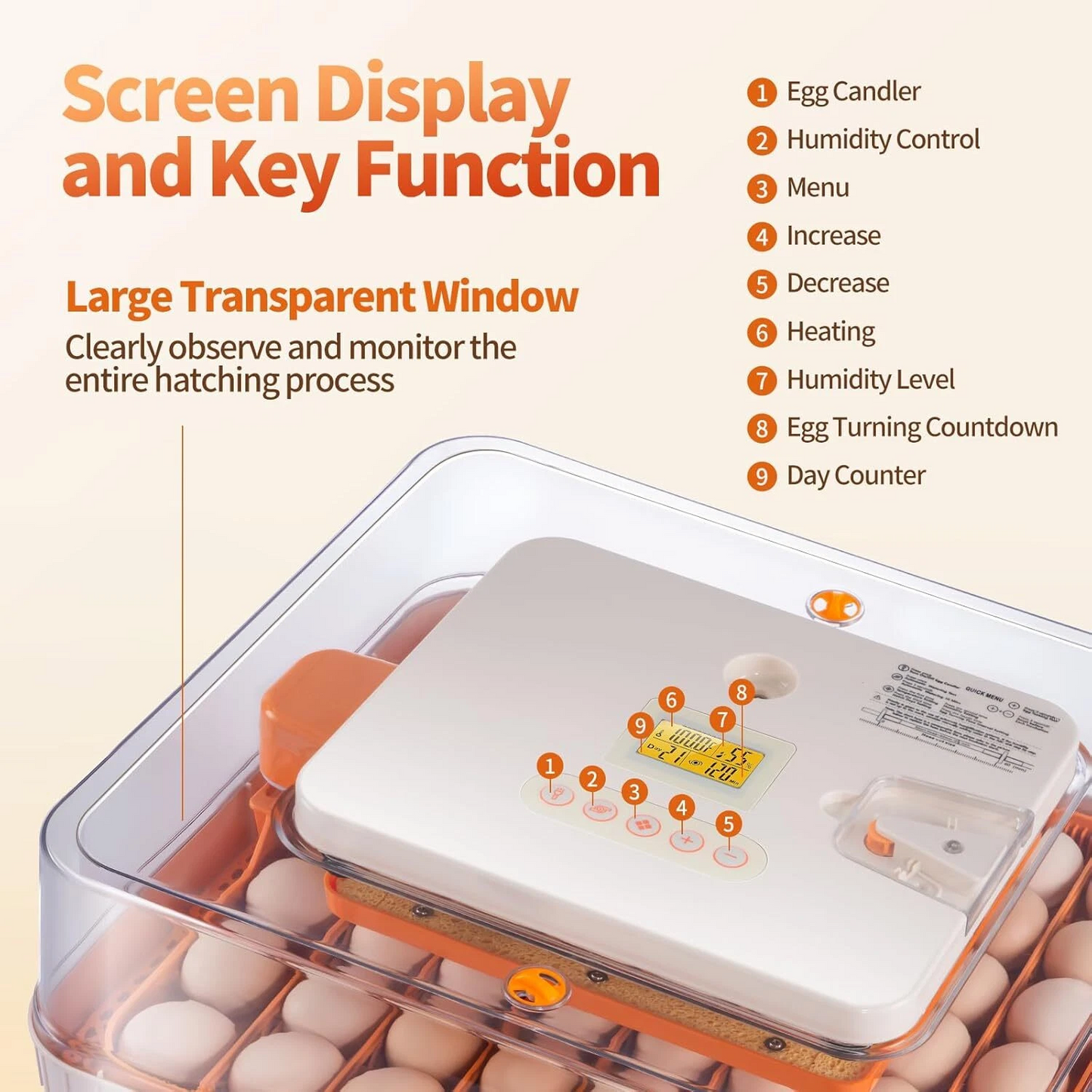 Automatic Egg Incubator  56-70 Eggs