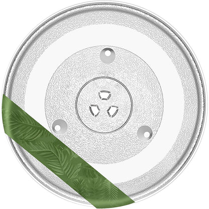 Microwave turntable glass plate 315mm diameter top view