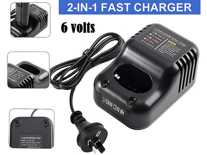 Paslode Battery Charger with 2 Batteries 3Ah