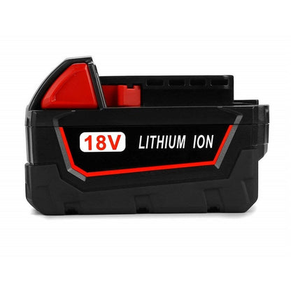 Milwaukee M18 replacement battery 4000mAh side view
