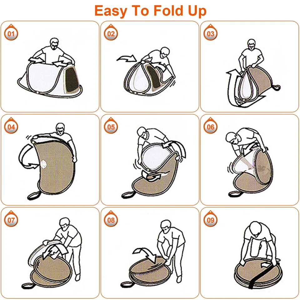 Camping tent 4-6 person pop up showing taped floor seams for waterproofing