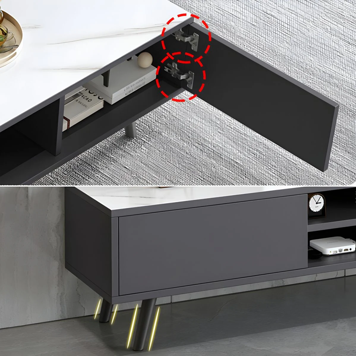 Entertainment Unit TV Stand used as bedroom TV unit