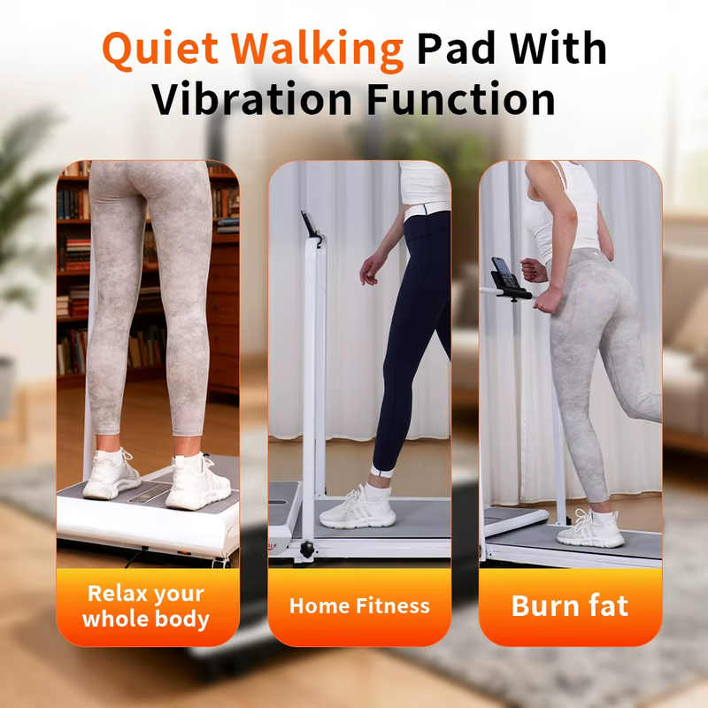 Treadmill with Vibration Plate