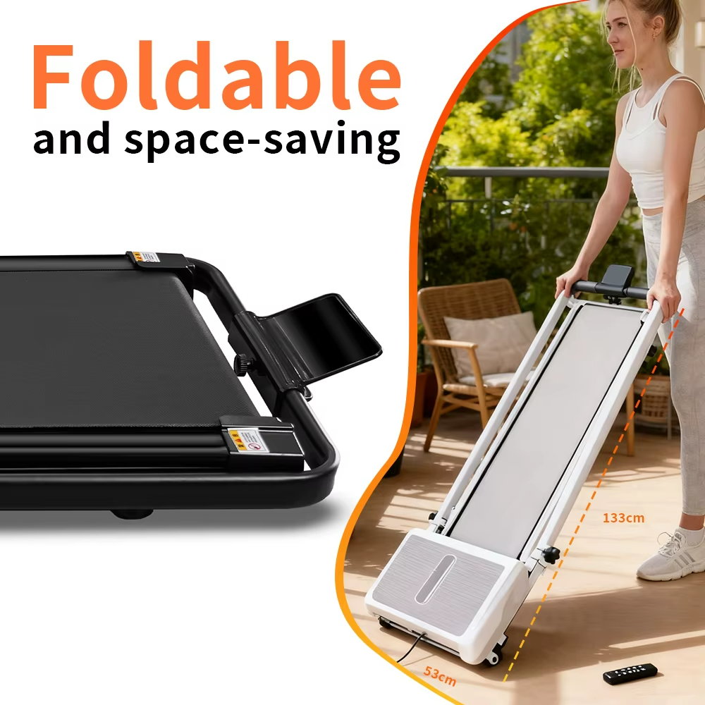 Aluminium alloy frame detail on treadmill with vibration plate