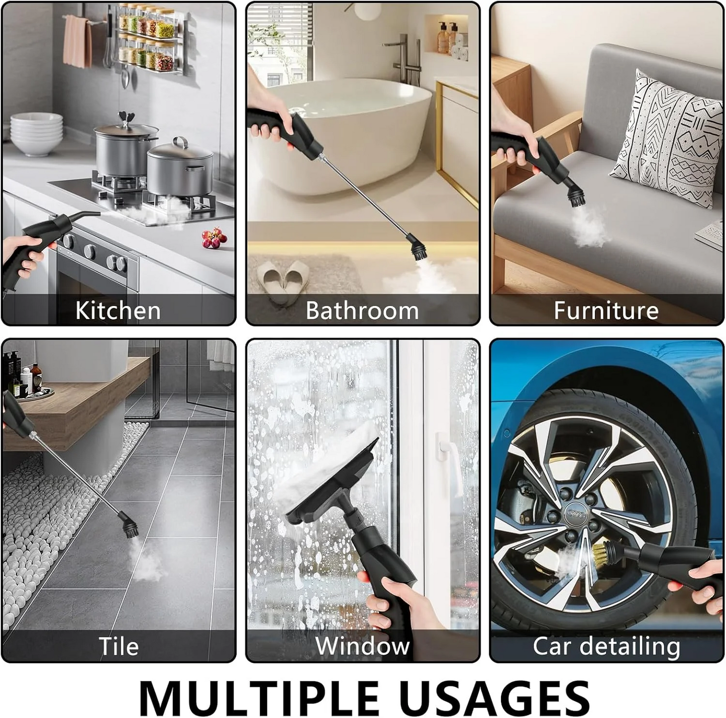 2500W Steam Cleaner High Temperature Pressurized