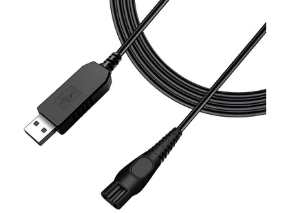 Philips Shaver Charger Cable USB Charging Cable Compatible with Philips Norelco & OneBlade Shavers