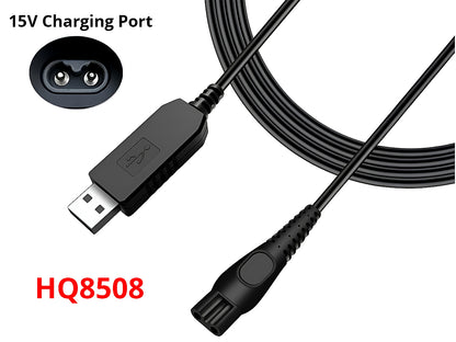 USB Charger Cable for Philips Shaver 15V