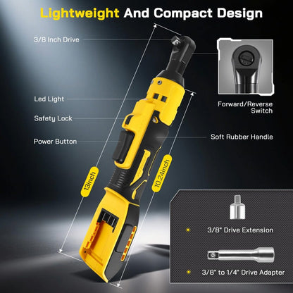 Metal body of ratchet wrench highlighting durable construction