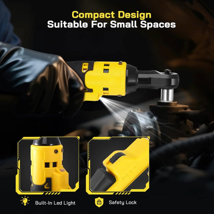 Ratchet wrench showing forward and reverse control switch