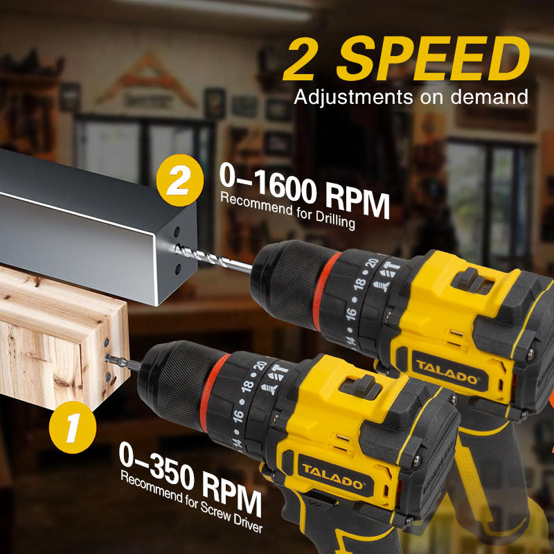 Side view of cordless impact drill driver with flexible shaft attached