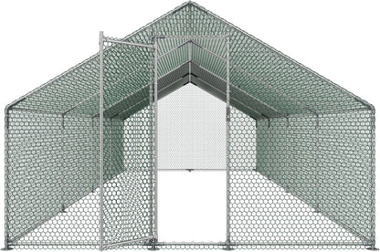 Chicken coop corner joint with quick-connect steel system