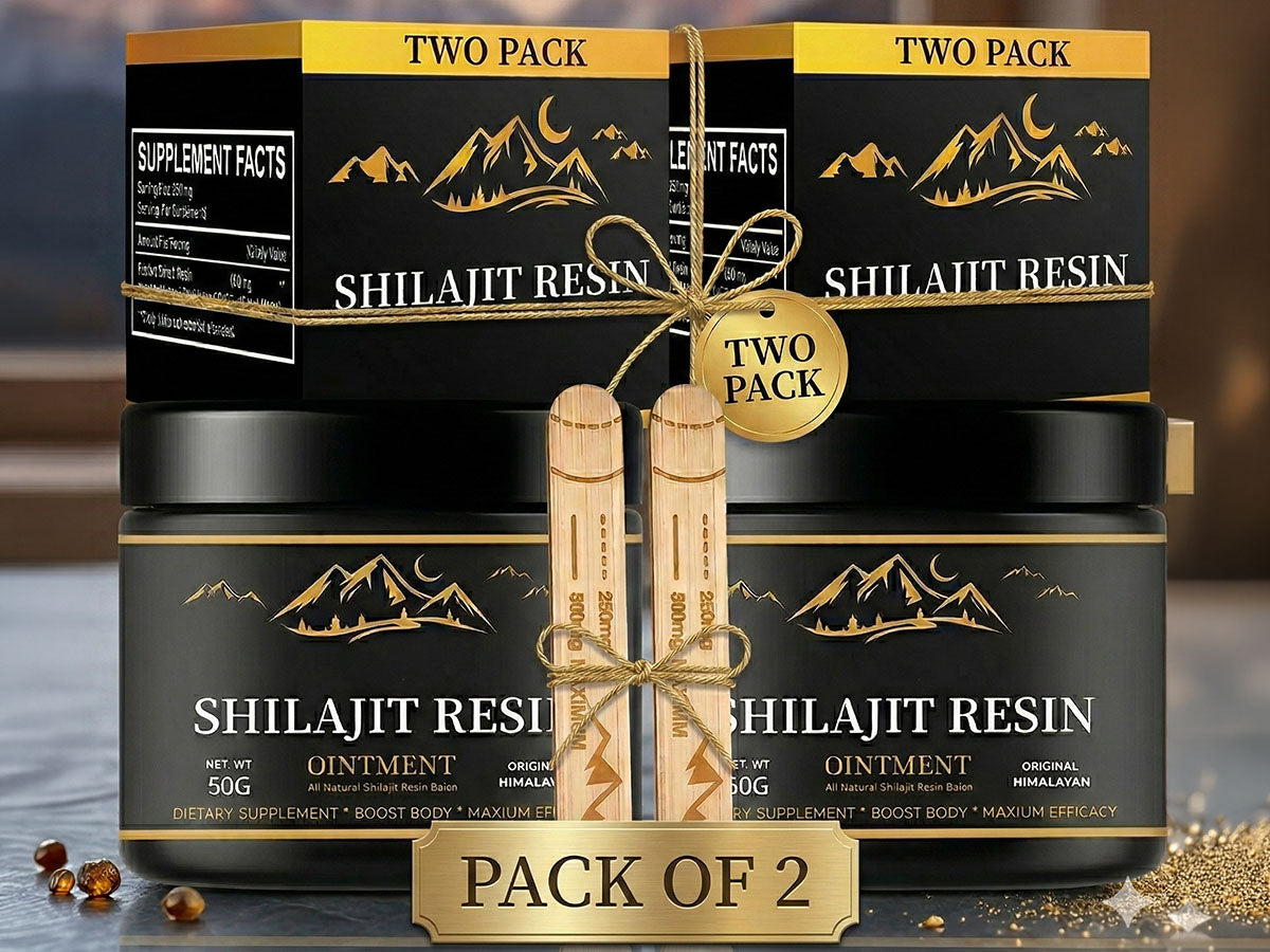 Close-up of Organic Shilajit Resin showing natural texture