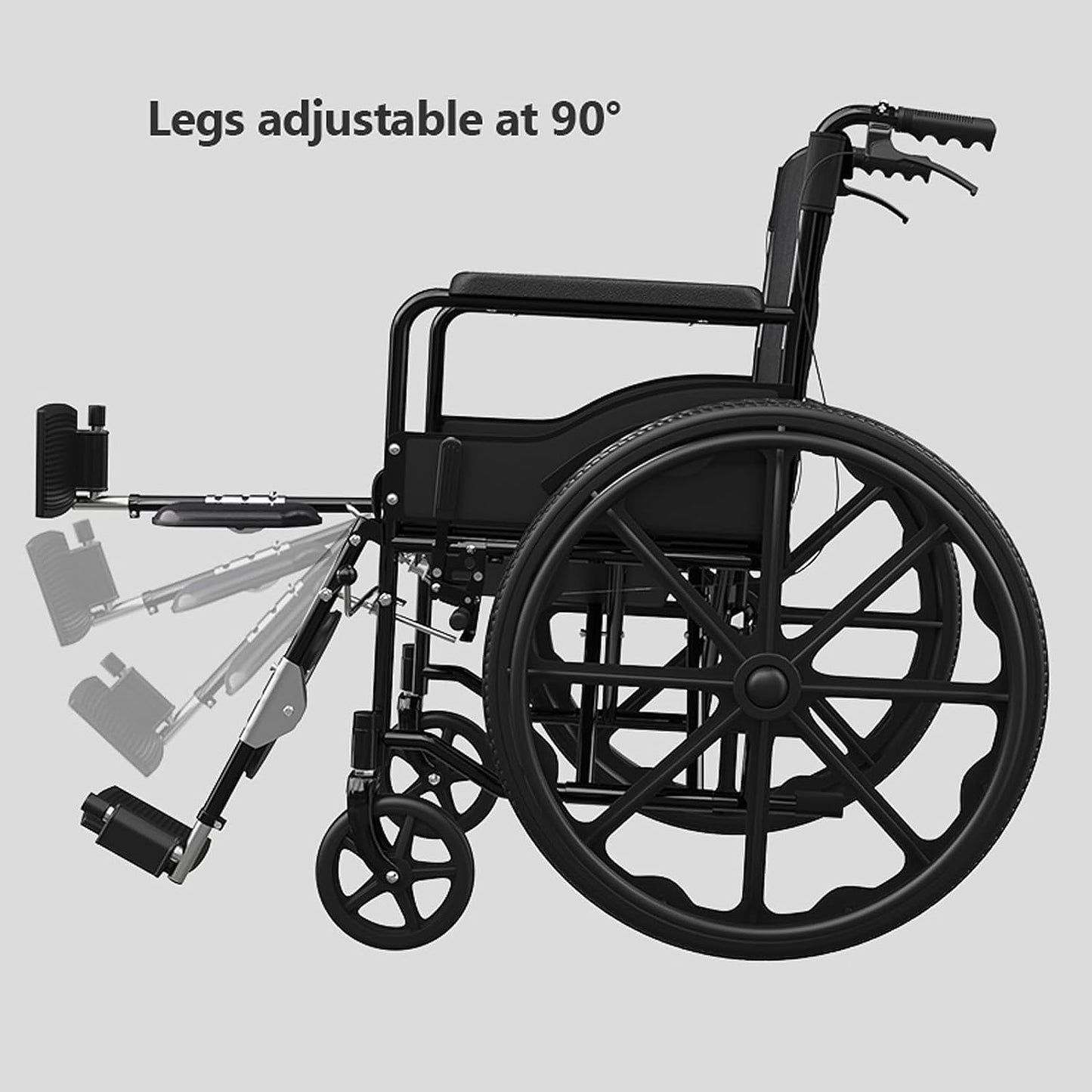 Wheelchair Folding Wheel Chair 24inch
