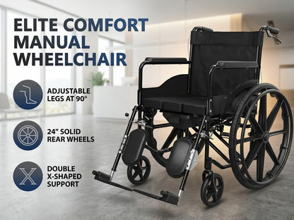Wheelchair Folding Wheel Chair 24inch