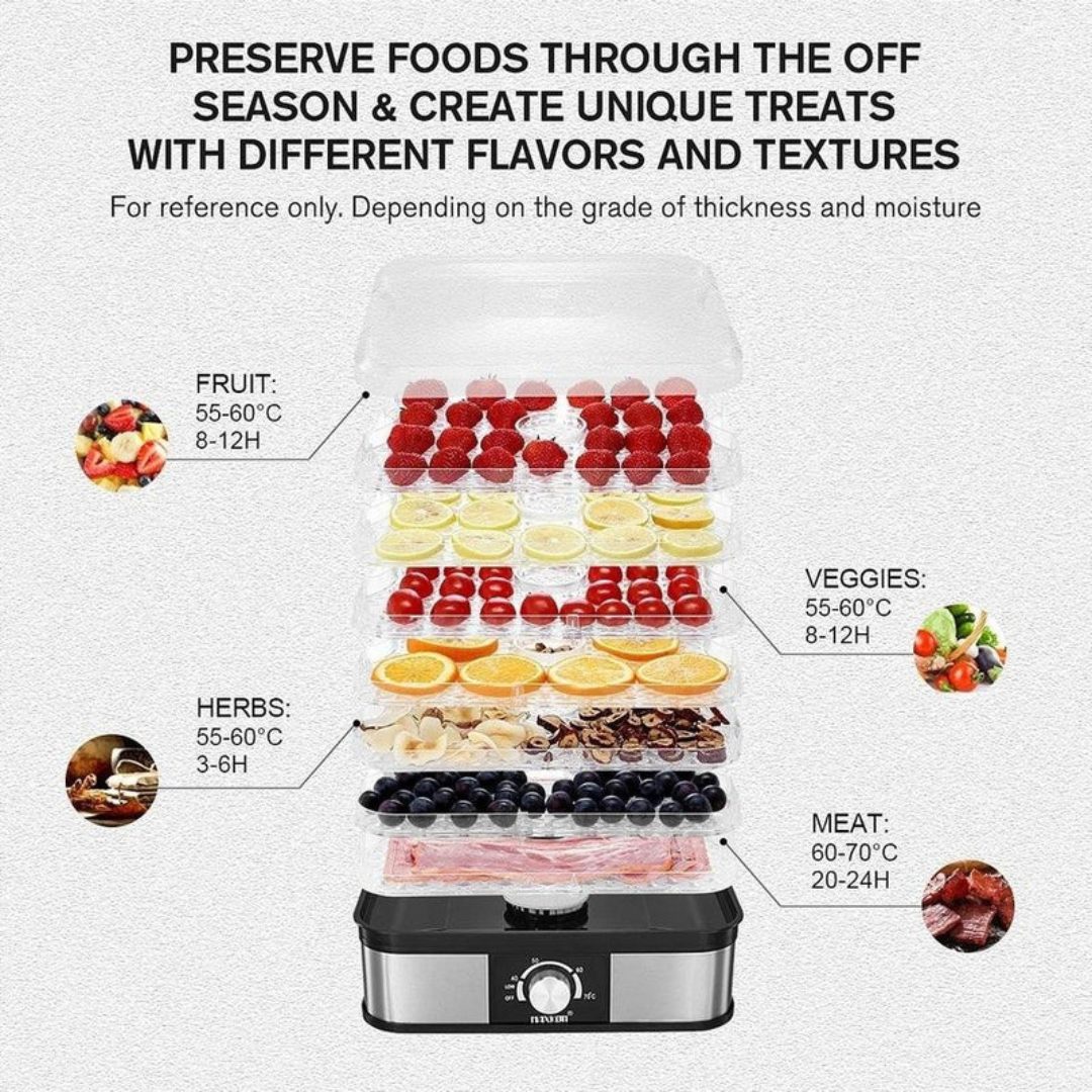 Portable Electric Food Dehydrator Machine