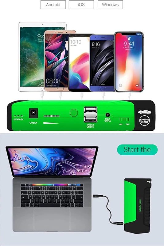 Car Jump Starter Power Bank Laptop Charger