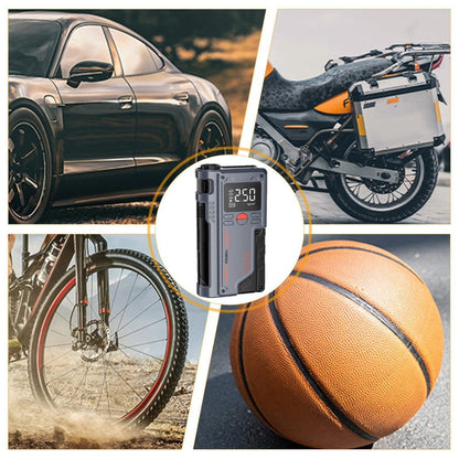 Portable Jump Starter with Air Compressor and Power Bank 10000mAh