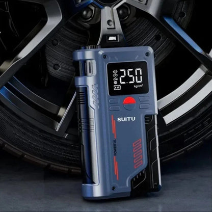 Portable Jump Starter with Air Compressor and Power Bank 10000mAh