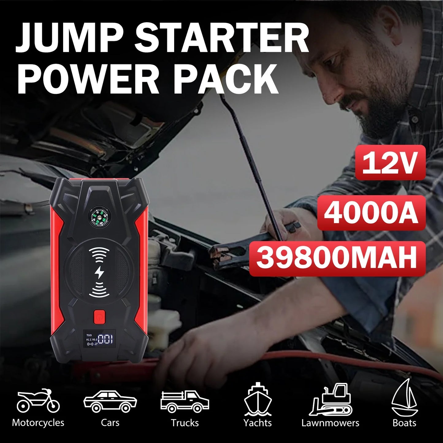 Battery Car Jump Starter
