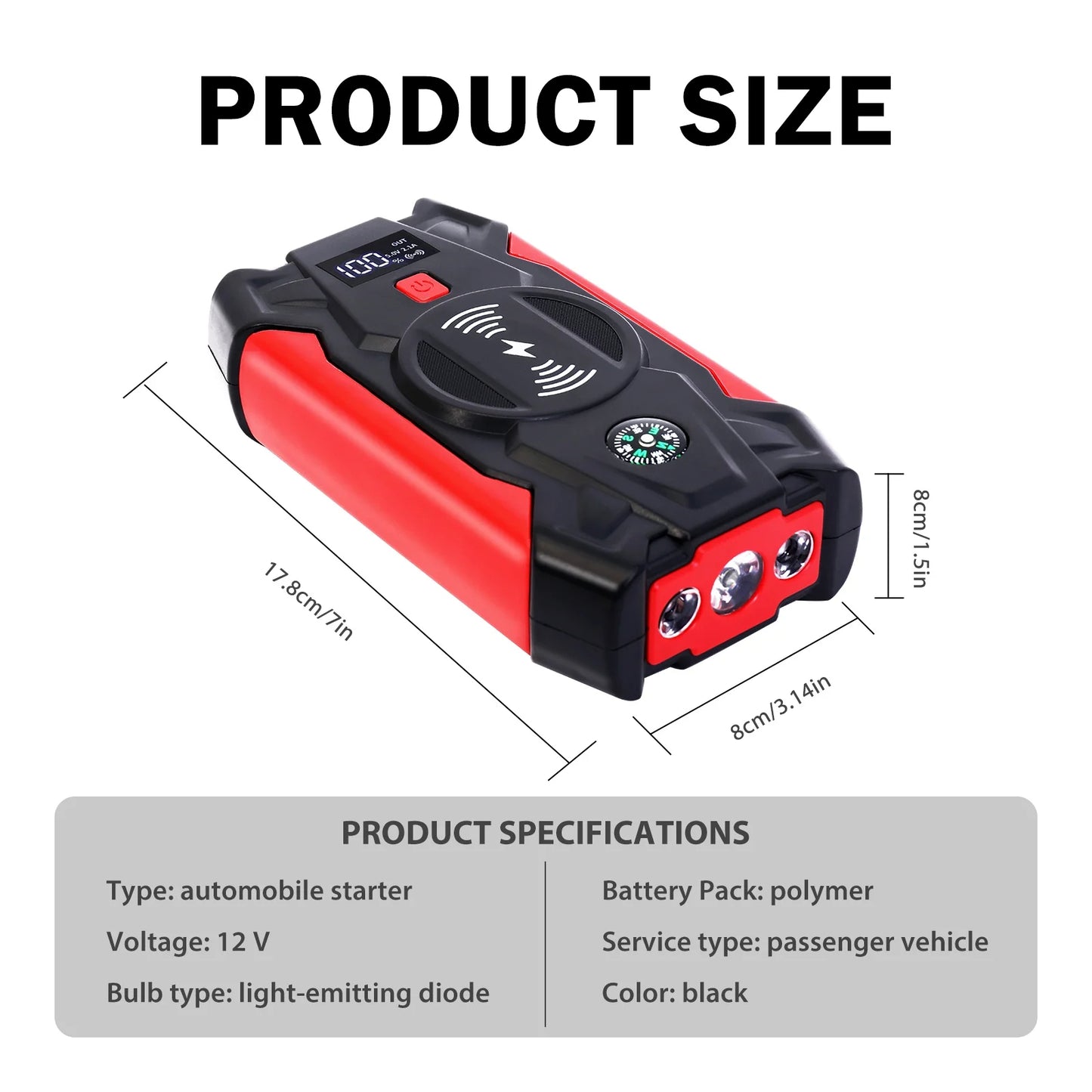 Battery Car Jump Starter