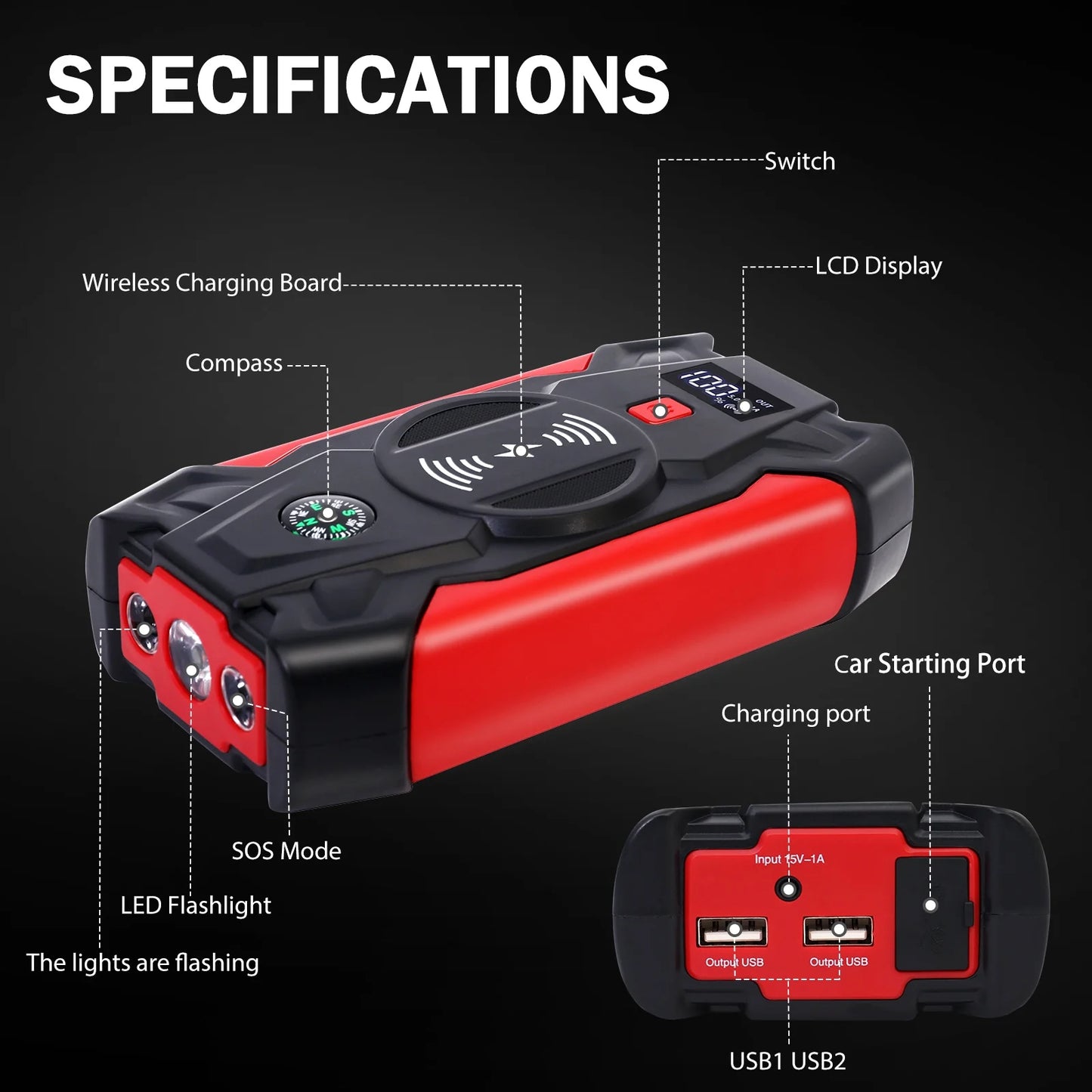 Battery Car Jump Starter