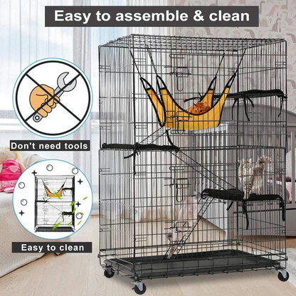 Pet Cage 76 cm x 52cm x 120 cm