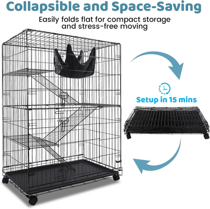 Pet Cage 76 cm x 52cm x 120 cm