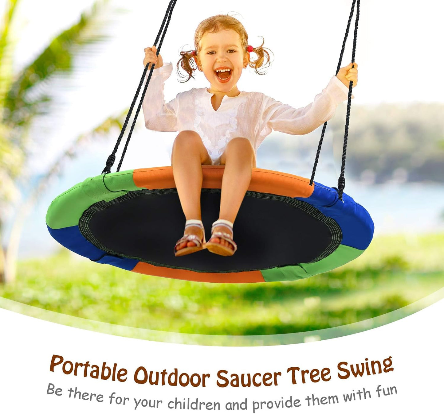 Kids Outdoor Playground Swing playhouse Large 100cm