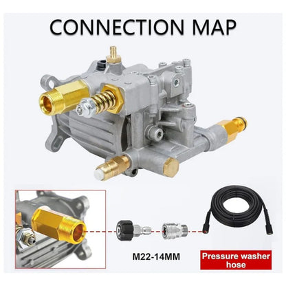 Water Blaster Pump Unit 19.05mm 3/4" Shaft 3000 PSI High Pressure Pump